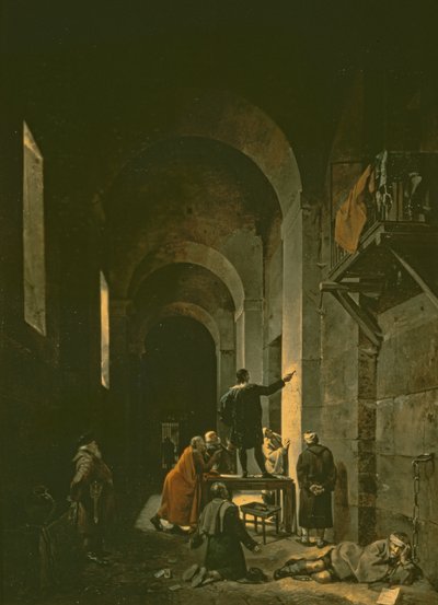 Jacques de Stella in Prison, 1810 by Francois Marius Granet